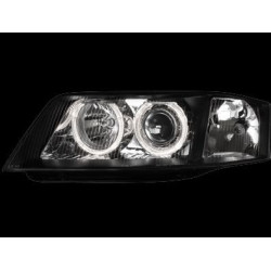Кристални фарове AUDI A6 (2001-2003) за фабричен ксенон - черни