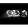 Кристални фарове AUDI A6 (2001-2003) за фабричен ксенон - черни