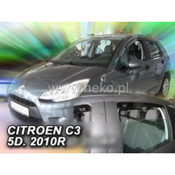 Ветробрани за CITROEN C3 II (2009-2017) 5 врати - 4бр. предни и задни