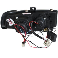 Кристални фарове SEAT IBIZA 6K (93-00) - черни