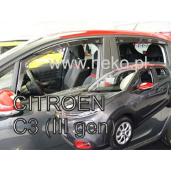 Ветробрани за CITROEN C3 III (2017+) 5 врати - 4бр. предни и задни