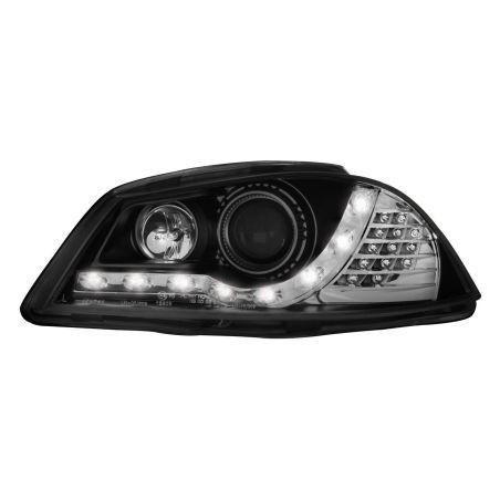 Кристални фарове SEAT IBIZA 6L (2003-2008)  - черни