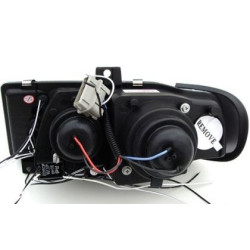 Кристални фарове за Seat Ibiza 6K (1993-2000) - черни