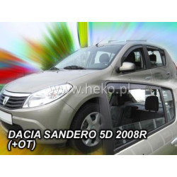 Ветробрани за DACIA SANDERO / STEPWAY I (2008-2012) 5 врати - 4бр. предни и задни