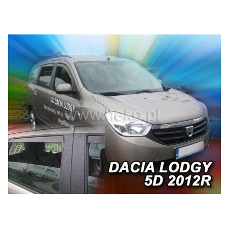 Ветробрани за DACIA LODGY (2012-2021) 5 врати - 4бр. предни и задни