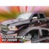 Ветробрани за DODGE RAM 1500 (2009-2018) 4 врати с дължина на задните ветробрани - 67cm - 4бр. предни и задни