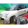 Ветробрани за FIAT 500 L (2012+) 5 врати - 4бр. предни и задни