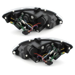 Кристални фарове SEAT ALTEA / LEON / TOLEDO (2005-2009) - хром