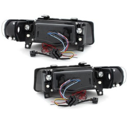 Кристални фарове Angel Eyes SEAT LEON / TOLEDO (99-04)- хром