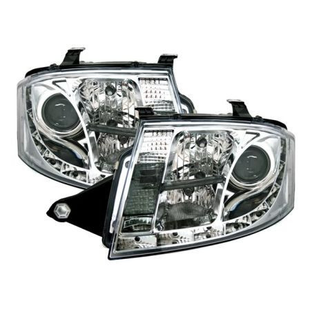 Кристални фарове за Audi TT (1998-2005) - хром