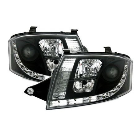 Кристални фарове за Audi TT Dayline (1998-2005) - черни