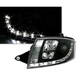 Кристални фарове за Audi TT Dayline (1998-2005) - черни