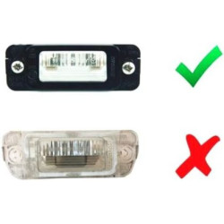 Плафони за осветление на задния номер за Mercedes W163 / W164 ML (1998-2008) / W251 R-CLASS, 72x26 mm