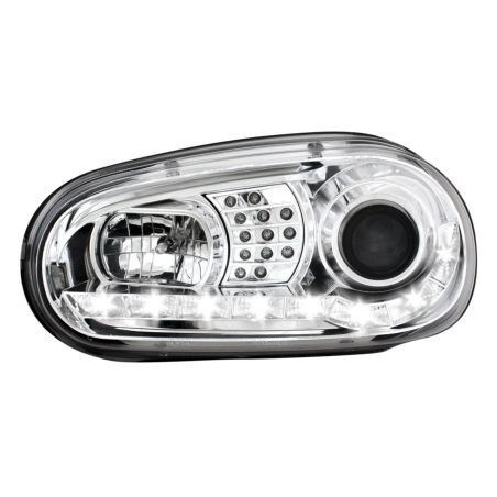 Кристални фарове Dayline GOLF IV  - хром