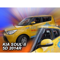 Ветробрани за KIA SOUL (2014+) 5 врати - 4бр. предни и задни