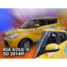 Ветробрани за KIA SOUL (2014+) 5 врати - 4бр. предни и задни