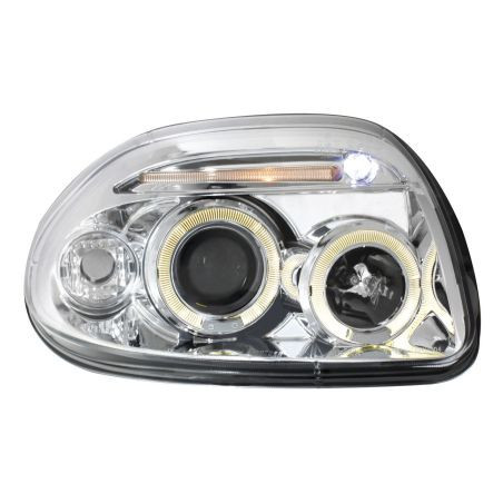 Кристални фарове ANGEL EYES RENAULT CLIO 2 (98-01) - хром