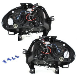 Кристални фарове ANGEL EYES RENAULT CLIO 2 (98-01) - хром