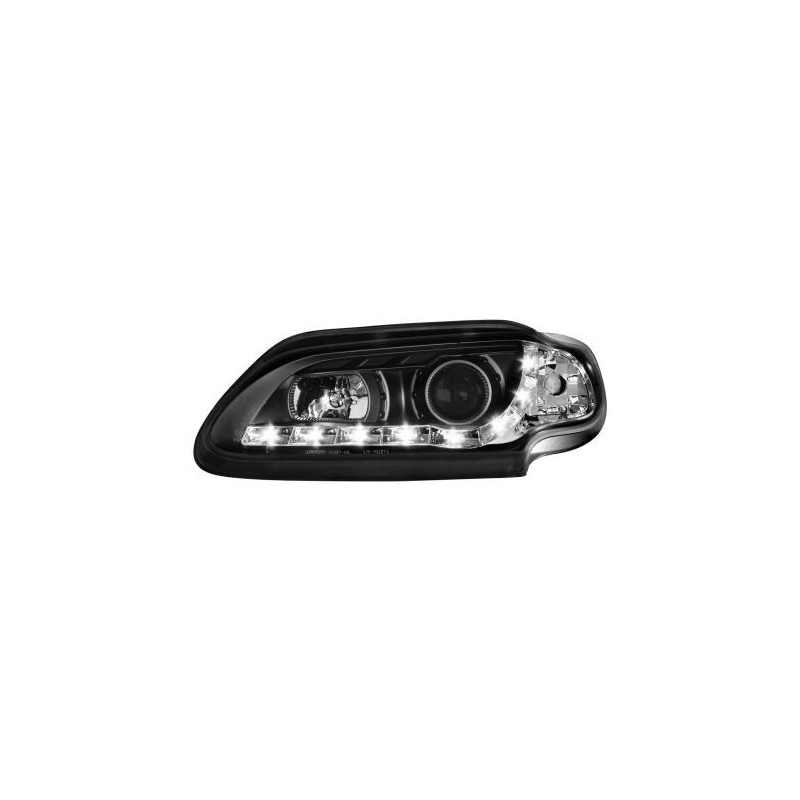 Кристални фарове Renault Megane (1996-1999) - черни