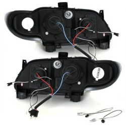 Кристални фарове Renault Megane (1996-1999) - черни