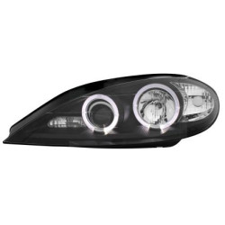 Кристални фарове Renault Megane (1999-2001)- черни