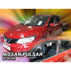 Ветробрани за NISSAN PULSAR (2014+) 5 врати - 4бр. предни и задни
