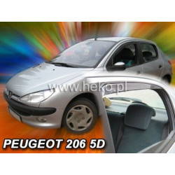 Ветробрани за PEUGEOT 206 5 врати - 4бр. предни и задни
