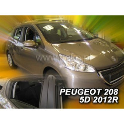 Ветробрани за PEUGEOT 208 (2012+) 5 врати - 4бр. предни и задни