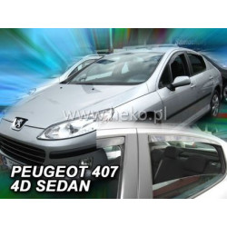 Ветробрани за PEUGEOT 407 (2004+) Sedan - 4бр. предни и задни