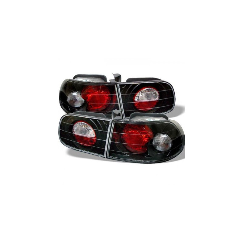 Кристални стопове - HONDA CIVIC (92-95) черни (3D)