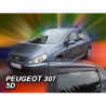 Ветробрани за PEUGEOT 307 (2001+) 5 врати - 4бр. предни и задни