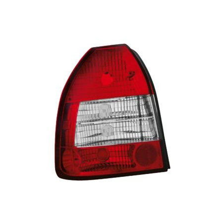 Кристални стопове HONDA CIVIC 3D (1996-2001) - Червени / Хром