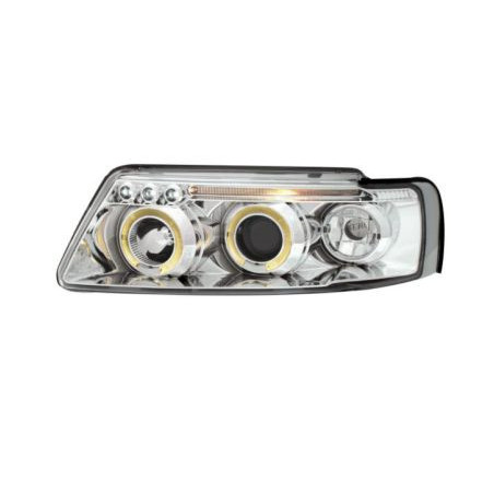 Кристални фарове  Angel Eyes VW PASSAT 3B/ B5 (97-00)  - хром
