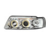 Кристални фарове  Angel Eyes VW PASSAT 3B/ B5 (97-00)  - хром