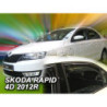 Ветробрани за SKODA RAPID (2012+) 5 врати - 4бр. предни и задни