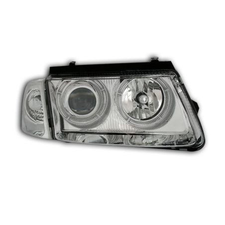 Кристални фарове  Angel Eyes VW PASSAT 3B/ B5 (1997-2000)  - хром