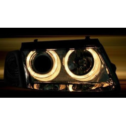 Кристални фарове Angel Eyes VW PASSAT 3B/ B5 (1997-2000) - хром