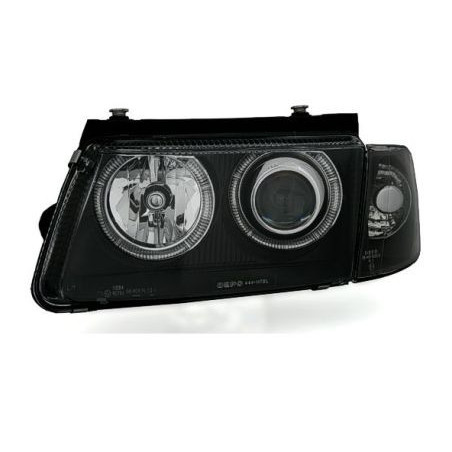 Кристални фарове  Angel Eyes VW PASSAT 3B/ B5 (1997-2000)  - черни