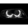 Кристални фарове  Angel Eyes VW PASSAT  B5.5 (01-05)  - черни