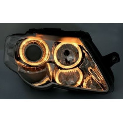 Кристални фарове за Passat Б6 / 3C (2005+) - хром