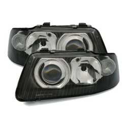 Кристални фарове за Audi A3 (2000-2003) - черни