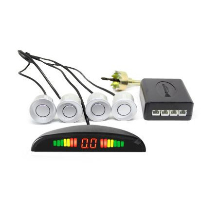 Парктроник с LED дисплей - със сребристи датчици