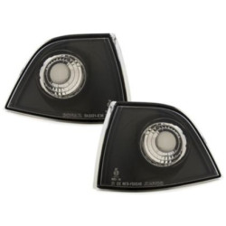 Кристални мигачи до фара BMW E36 (90-99) sedan - черни