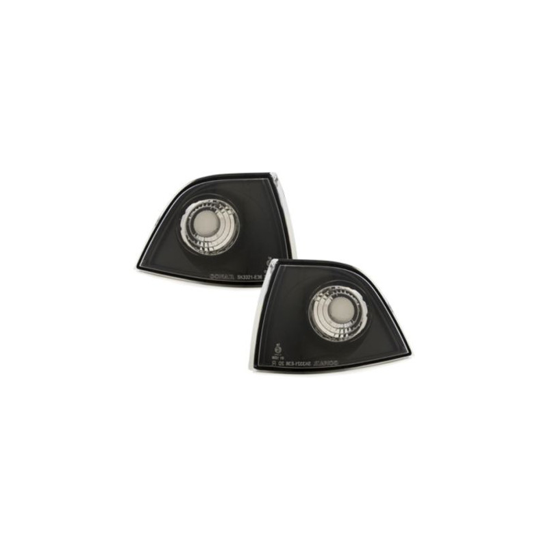 Кристални мигачи до фара BMW E36 (90-99) sedan - черни