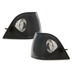 Кристални мигачи до фара BMW E36 (90-99) sedan - черни