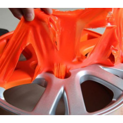 Гумиран спрей за джанти - лесно отстраним - червен