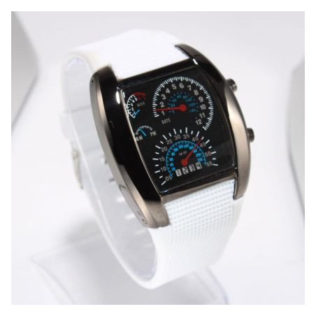 Спортен Часовник - RPM Turbo Дизайн - бял