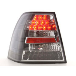 Диодни стопове за Бора / VW BORA седан - черни