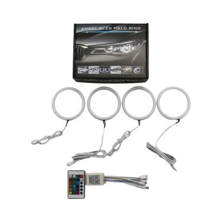 RGB Диодни Ангелски Очи за BMW E46 купе (2003+) - със смяна на цветовете