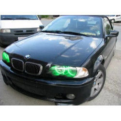 RGB Диодни Ангелски Очи за BMW E46 купе (2003+) - със смяна на цветовете